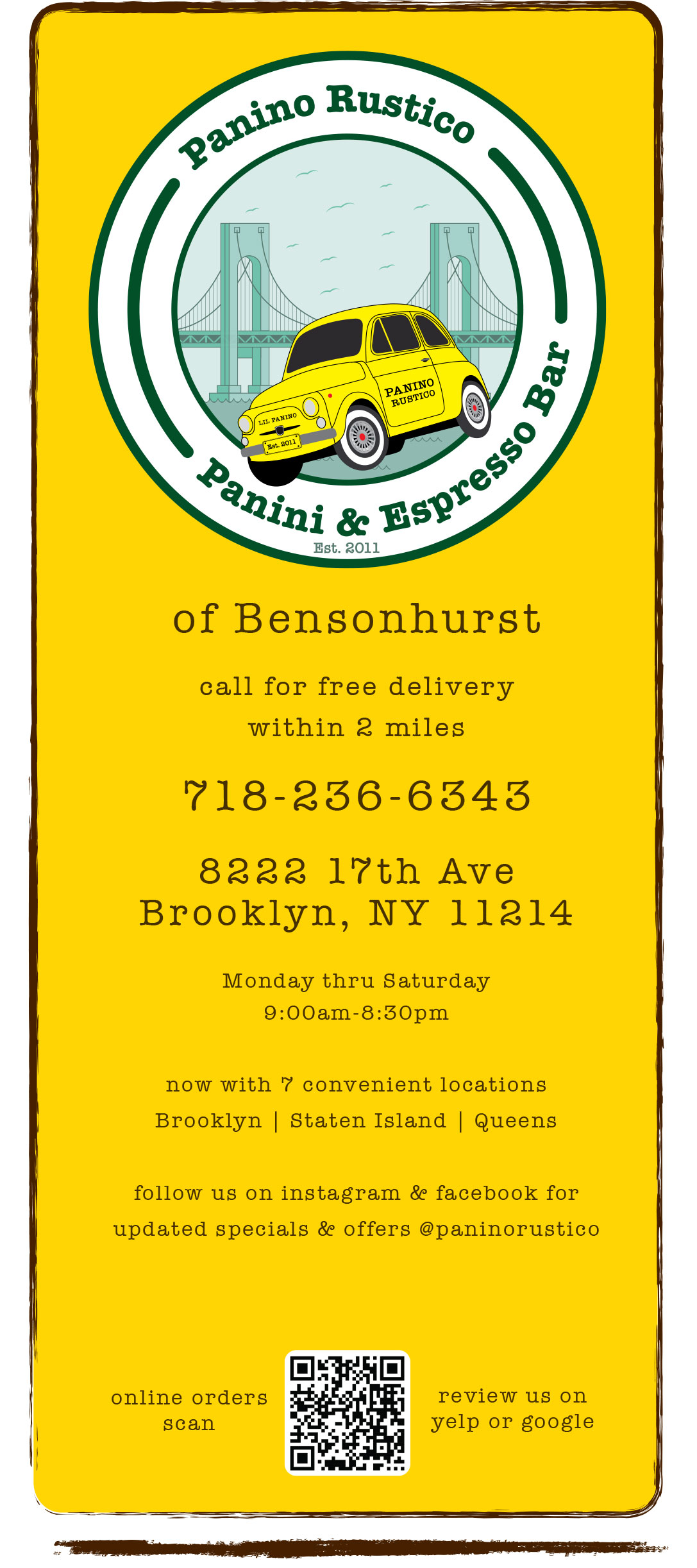 Bensonhurst Location Menu photos