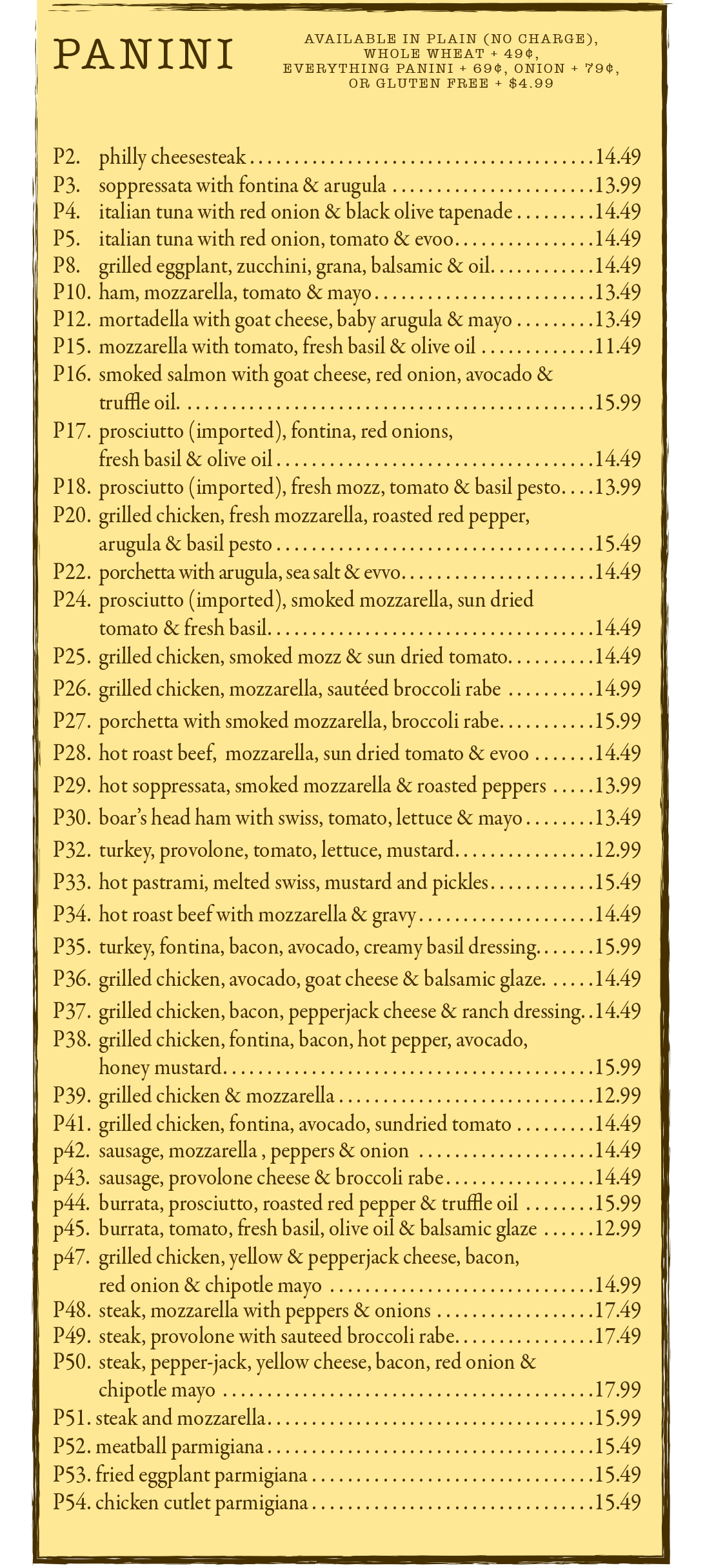 Bensonhurst Location Menu photos