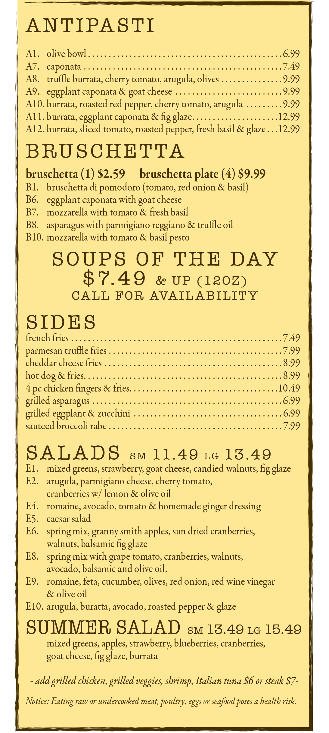 Bensonhurst Location Menu photos