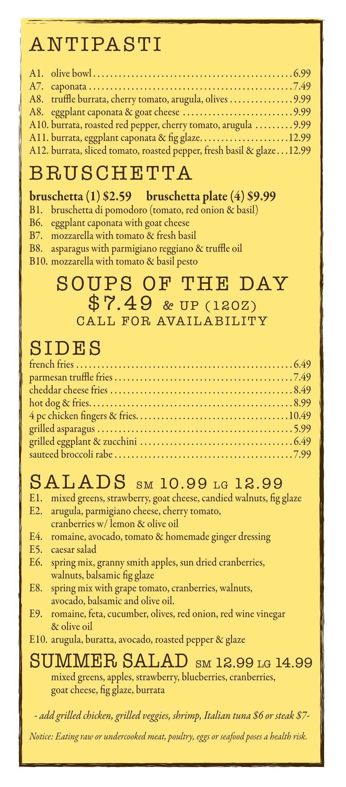 Bensonhurst Location Menu photos