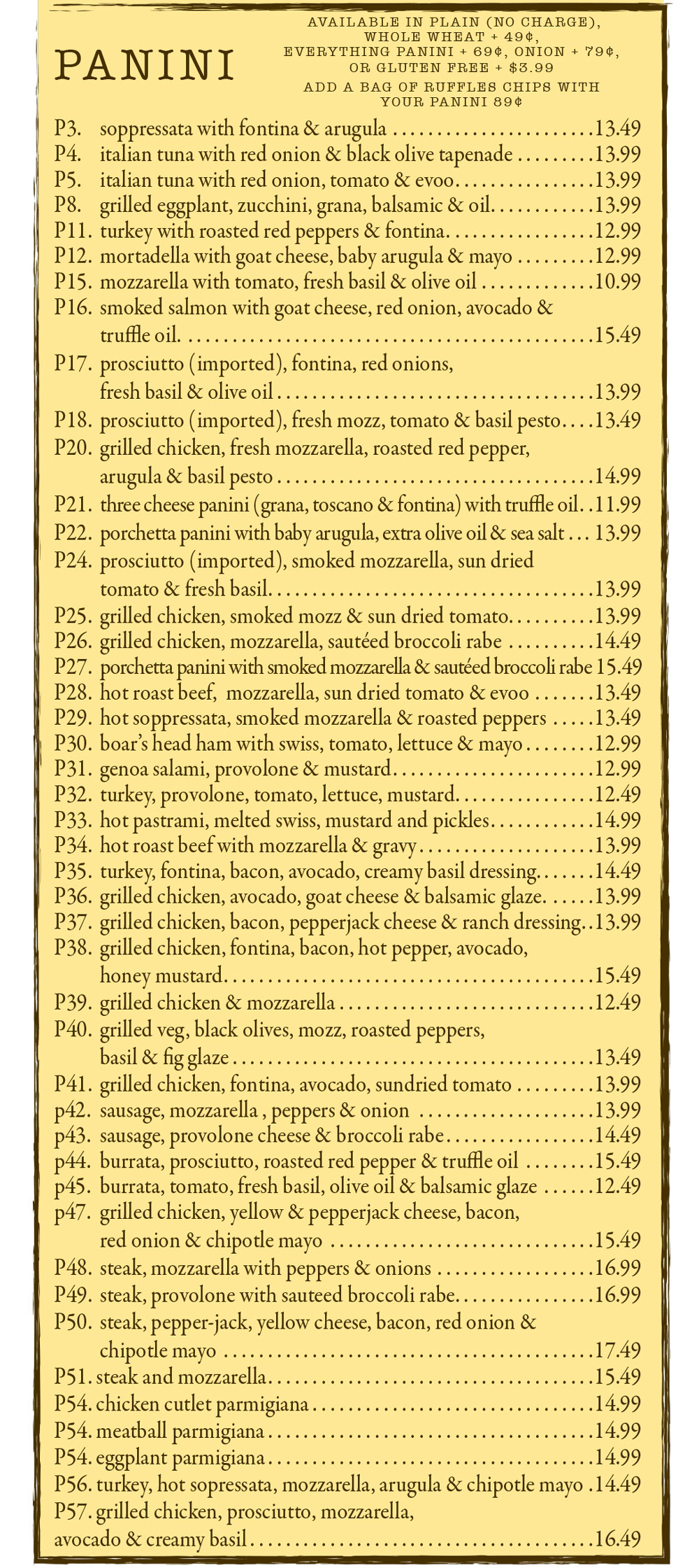 Mill Basin Location Menu photos